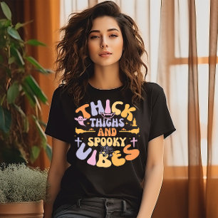 HALLOWEEN GROOVY DIKKE DIJEN & SPOOKY VIBES T-SHIRT