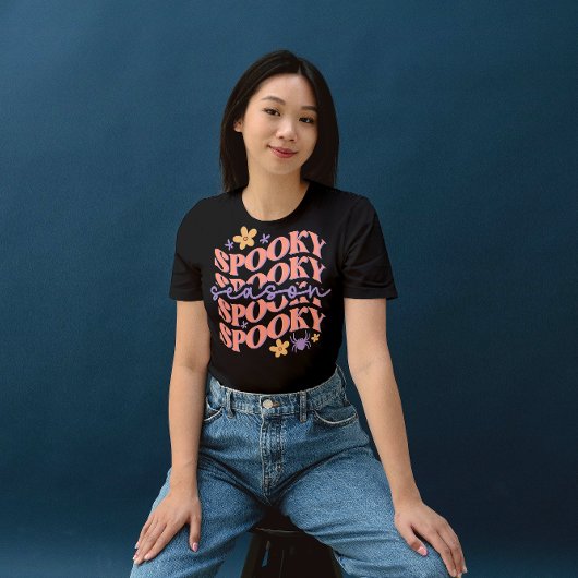 HALLOWEEN GROOVY GEESTEN SPOOKY SEIZOEN T-SHIRT