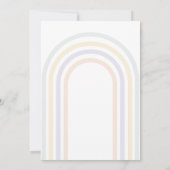 Halloween Groovy Leuke Ghost Time Capsule Bedankkaart (Achterkant)