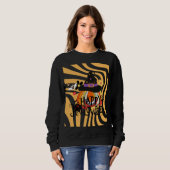 Halloween Groovy Retro Trui (Voorkant volledig)