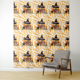 Halloween Groovy Retro Wandkleed