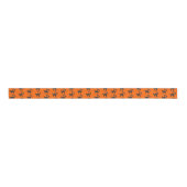 Halloween Grosgrain Ribbon-Black Cat Grosgrain Lint (Voorkant)