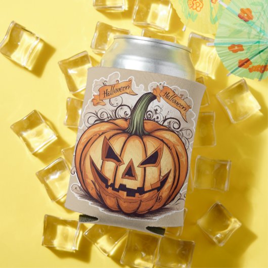 Halloween: Großer Kürbis -  Blikjeskoeler (Insitu Zomer)