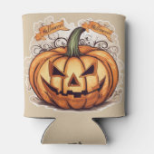 Halloween: Großer Kürbis -  Blikjeskoeler (Achterkant)