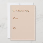 Halloween: Großer Kürbis  -  Kaart (Achterkant)