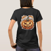Halloween: Großer Kürbis -  T-shirt (Achterkant)