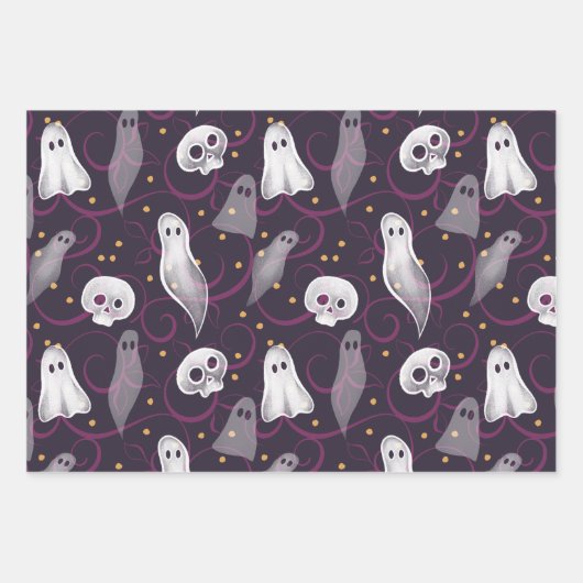 Halloween grote design inpakvellen inpakpapier vel (Voorkant 2)