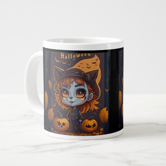 Halloween Grote Koffiekop (Links)