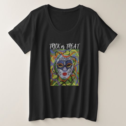 HALLOWEEN GROTE MAAT T-SHIRT (Design voorkant)