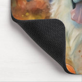 Halloween Grote Pyreneeën Met Pompoenen Griezelen Muismat (Hoek)