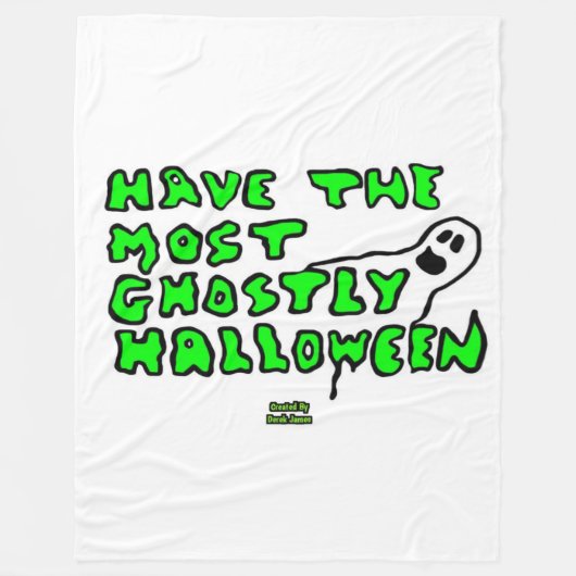 Halloween grote rugzak fleece deken (Voorkant)