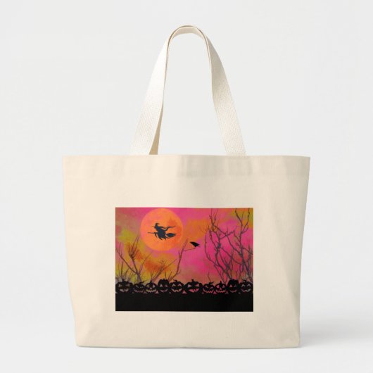 Halloween Grote Tote Bag (Voorkant)