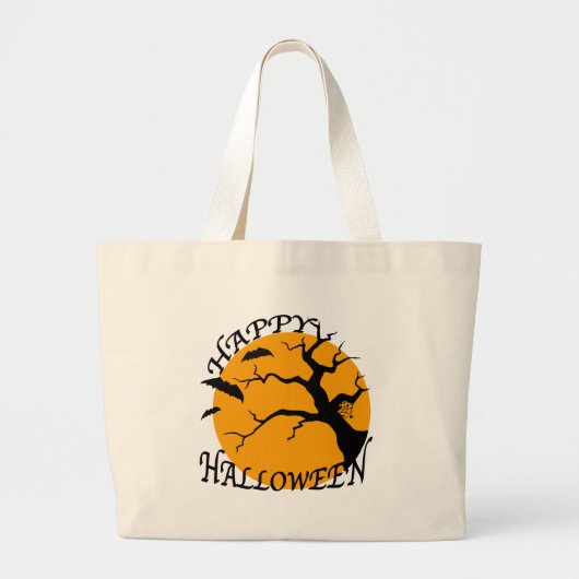 Halloween Grote Tote Bag (Voorkant)