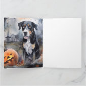 Halloween Grotere Zwitserse Met Pompoenen Eng Kaart (Binnen)