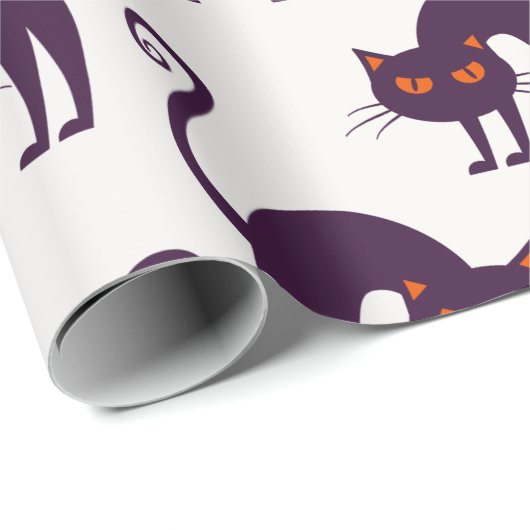 Halloween Group Patronen Cadeaupapier (Rol Hoek)