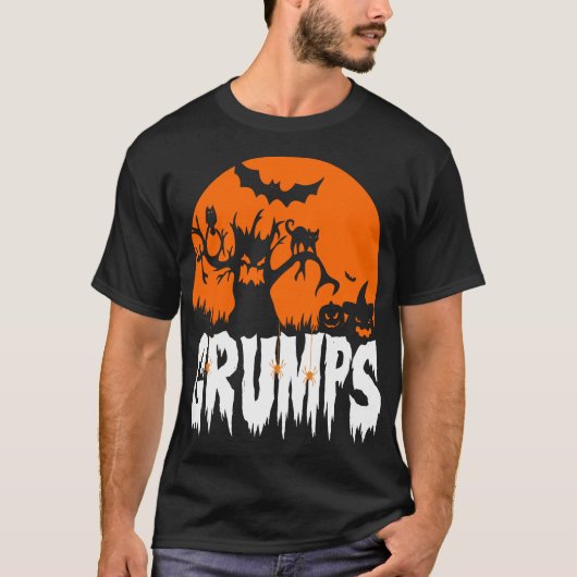 Halloween Grumps Scary 31st Oktober Gift T-shirt (Voorkant)