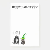 Halloween Grumpy Cat / Cut Kitten Post-it Notes (Voorkant)