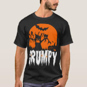Halloween Grumpy Scary 31 oktober cadeau T-shirt (Voorkant)