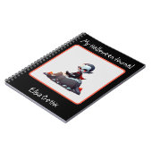 Halloween Grumpy vampier Spiraal Notitieboek (Linkerzijde)