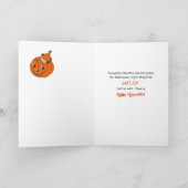 Halloween Grunge Pumpkin, voor Man - Grappig Kaart (Binnen)