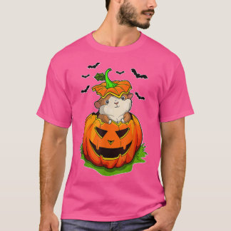 Halloween Guinea Pig Lovers Grunge Pumpkin Boys Gi T-shirt