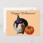 Halloween Guinee Pig Briefkaart (Voorkant / Achterkant)