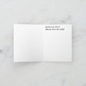 Halloween Gummiworms Kaart (Binnen)