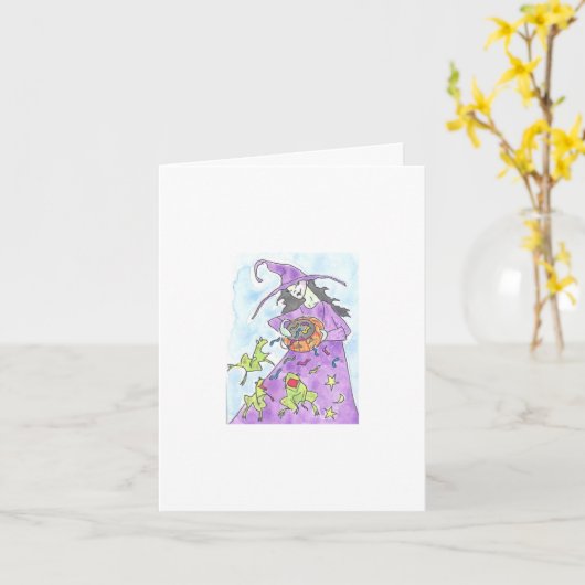 Halloween Gummiworms Kaart (Gele Bloem)