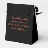 Halloween gunst traktatie dozen bedankdoosjes (Achterkant)