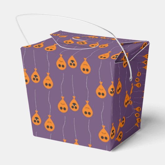 Halloween Haal voordeel uit de voordeur Bedankdoosjes (Achterkant)