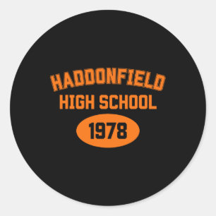 Halloween Haddonfield High School 1978 Retro roman Ronde Sticker