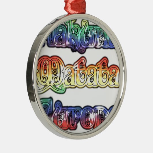 Halloween Hakuna Matata Europe.png Metalen Ornament (Rechts)