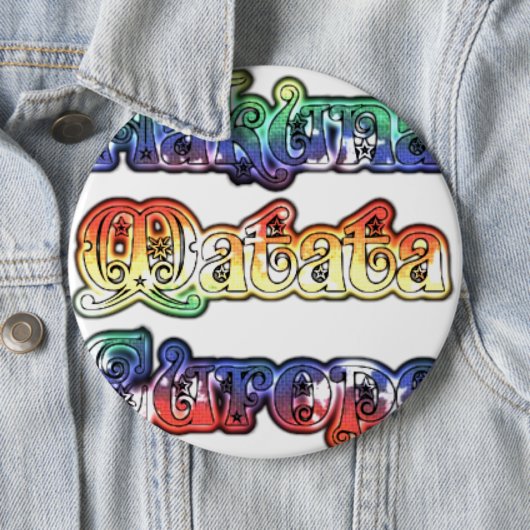 Halloween Hakuna Matata Europe.png Ronde Button 6,0 Cm (In situ)