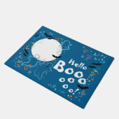 Halloween Hallo Boo schattige kinderen deurmat (Schuin)
