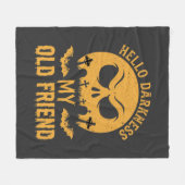 Halloween Hallo Duisternis Kerkhof Maan Fleece Deken (Voorkant (Horizontaal))