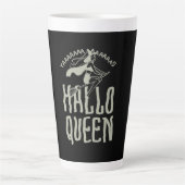 Halloween Hallo Queen Latte Mok (Voorkant)