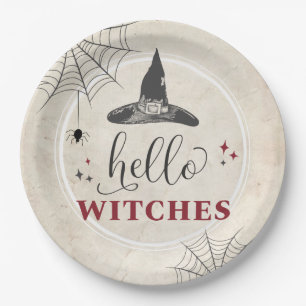Halloween Hallo Witches Funny Bachelorette Party Papieren Bordje