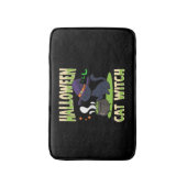 Halloween Halloween Cat Witch Badmat (Voorkant Verticaal)