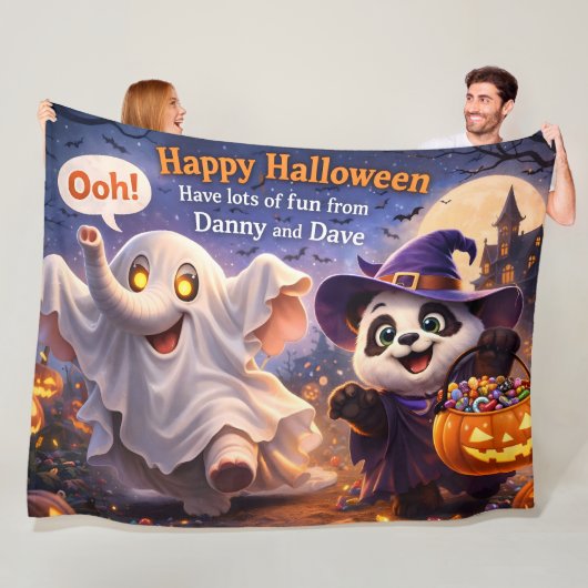 Halloween/Halloween decor/voor kinderen/kinderen Fleece Deken (In situ)