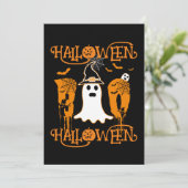 HALLOWEEN HALLOWEEN ENGELENBAAR KAART (Staand voorkant)