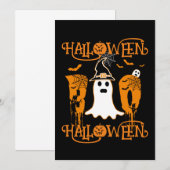 HALLOWEEN HALLOWEEN ENGELENBAAR KAART (Voorkant / Achterkant)