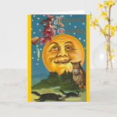  - Halloween - Halloween Groeten Kaart (Gele Bloem)