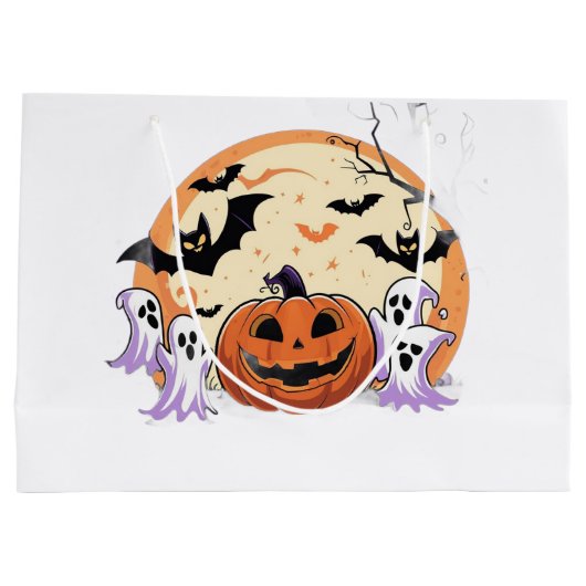 Halloween Halloween Groot Cadeauzakje (Achterkant)