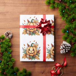 Halloween, Halloween Jack-o-lantaarn, Jack-o-lante Cadeaupapier