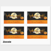 Halloween - Halloween Night - AANPASSEN Rechthoekige Sticker (Vel)
