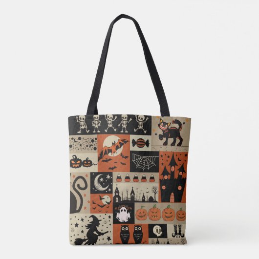  Halloween, Halloween nostalgie Tote Bag (Achterkant)