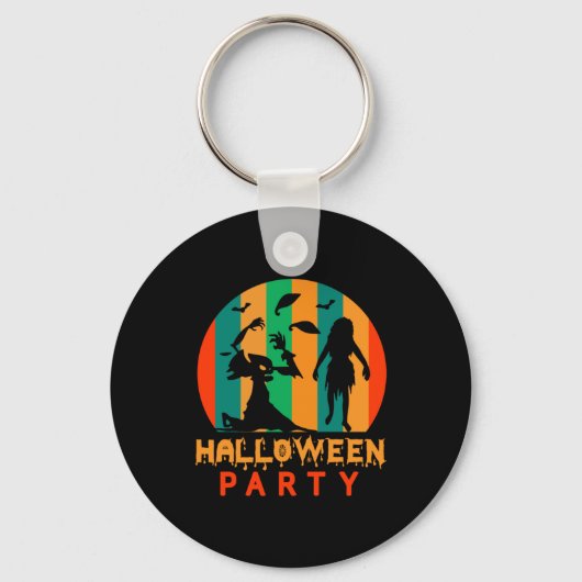 Halloween Halloween Party Sleutelhanger (Voorkant)