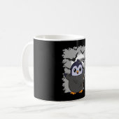 Halloween Halloween Penguin Grim Reaper Koffiemok (Voorkant links)