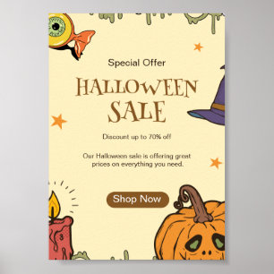 Halloween Halloween Sale Flyer, Halloween Nacht Poster