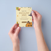 Halloween Halloween Sale Flyer, Halloween Night Flyer (Hand)